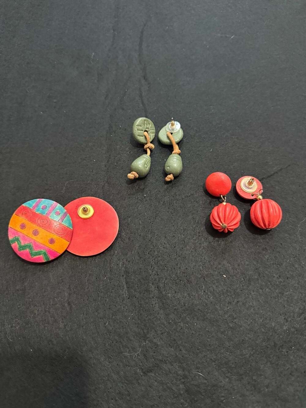 Vintage Boho Multi-Style Artisanal Statement Earrings Bundle